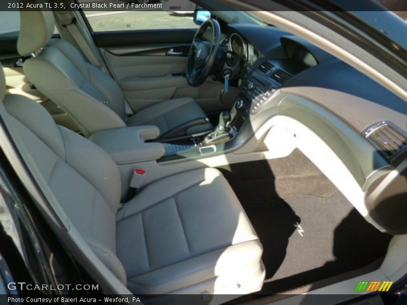 Crystal Black Pearl / Parchment 2012 Acura TL 3.5