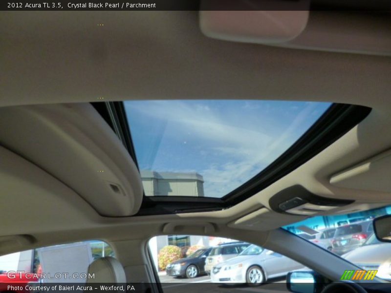 Crystal Black Pearl / Parchment 2012 Acura TL 3.5