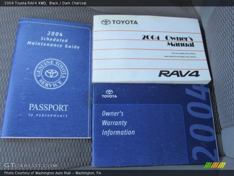 Black / Dark Charcoal 2004 Toyota RAV4 4WD