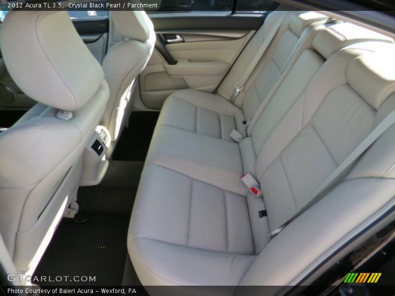 Crystal Black Pearl / Parchment 2012 Acura TL 3.5