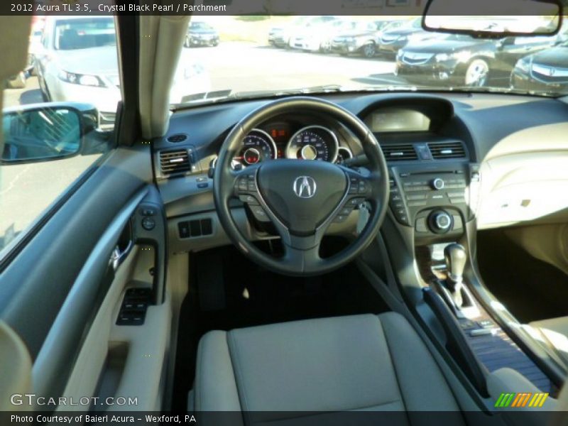Crystal Black Pearl / Parchment 2012 Acura TL 3.5