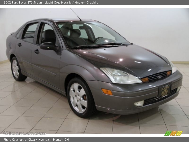 Liquid Grey Metallic / Medium Graphite 2002 Ford Focus ZTS Sedan