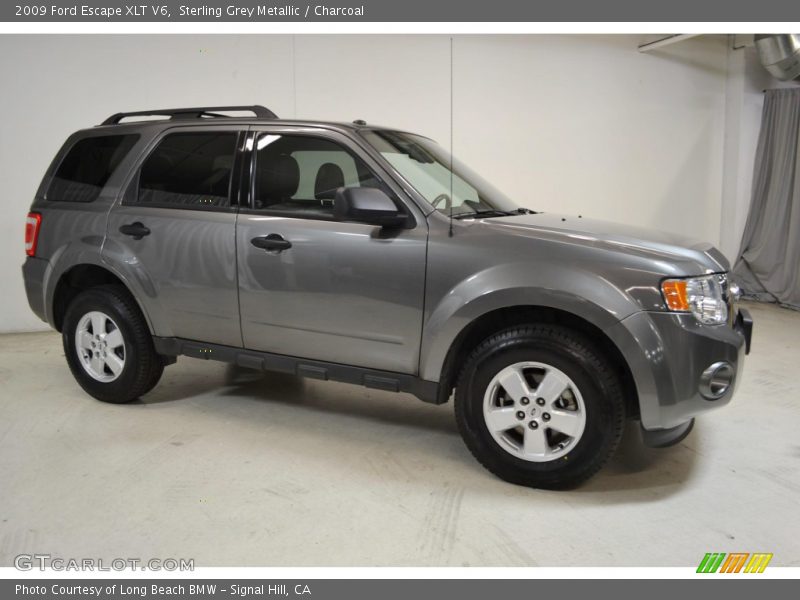Sterling Grey Metallic / Charcoal 2009 Ford Escape XLT V6