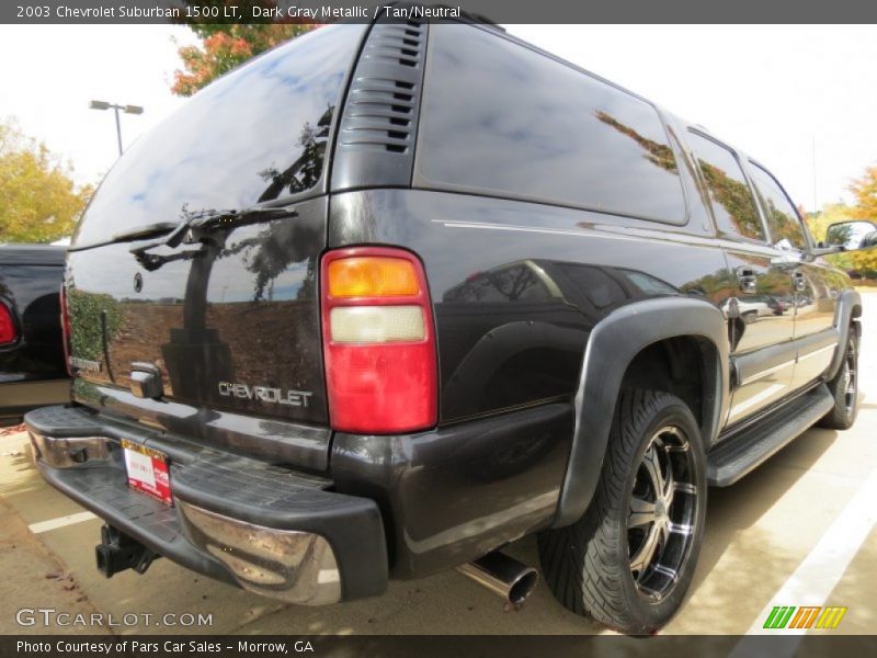 Dark Gray Metallic / Tan/Neutral 2003 Chevrolet Suburban 1500 LT