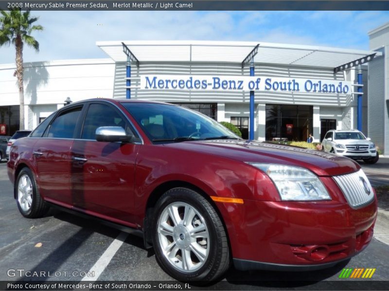 Merlot Metallic / Light Camel 2008 Mercury Sable Premier Sedan