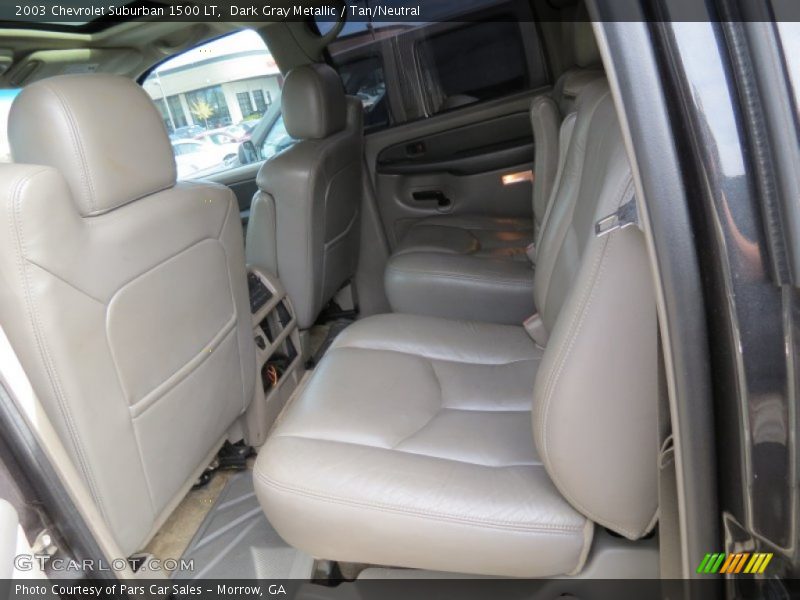 Dark Gray Metallic / Tan/Neutral 2003 Chevrolet Suburban 1500 LT