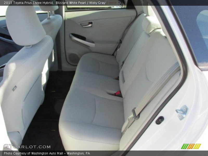 Blizzard White Pearl / Misty Gray 2013 Toyota Prius Three Hybrid