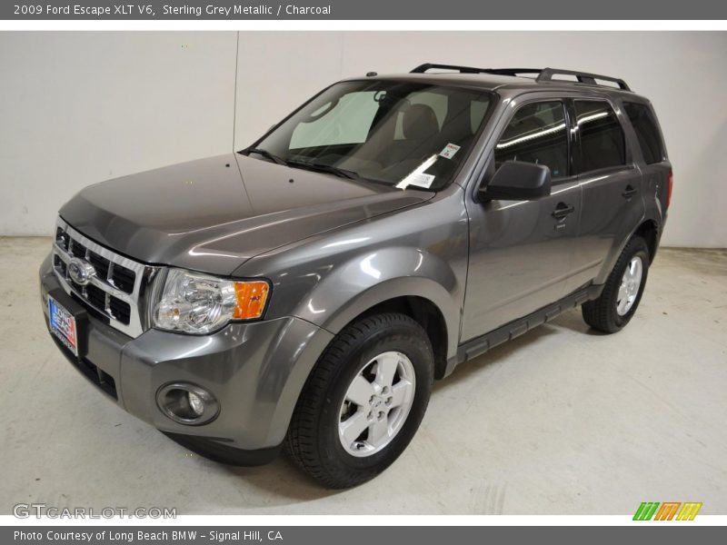 Sterling Grey Metallic / Charcoal 2009 Ford Escape XLT V6