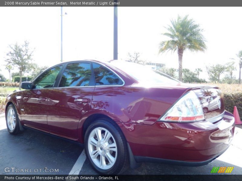 Merlot Metallic / Light Camel 2008 Mercury Sable Premier Sedan