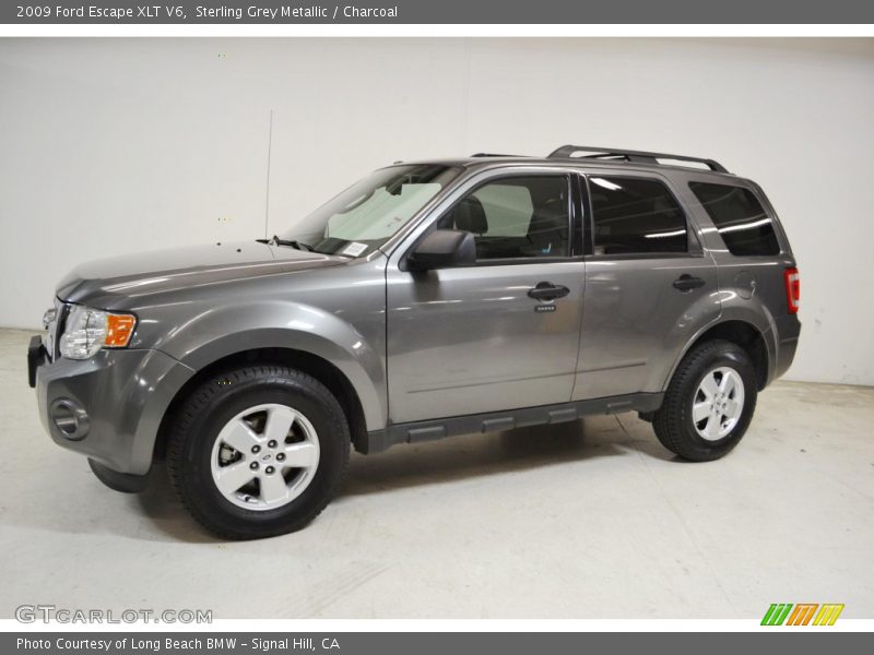 Sterling Grey Metallic / Charcoal 2009 Ford Escape XLT V6