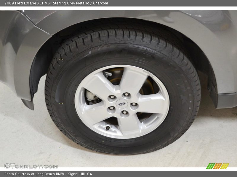 Sterling Grey Metallic / Charcoal 2009 Ford Escape XLT V6