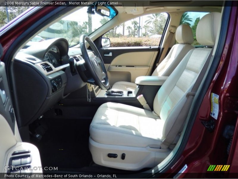  2008 Sable Premier Sedan Light Camel Interior