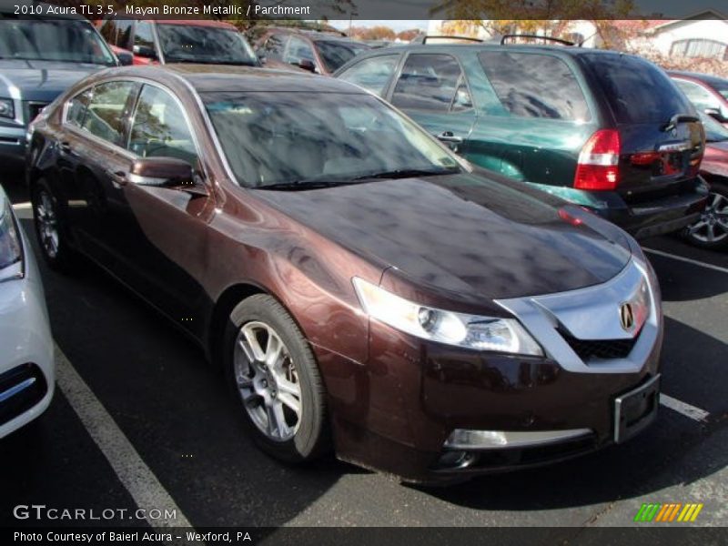 Mayan Bronze Metallic / Parchment 2010 Acura TL 3.5