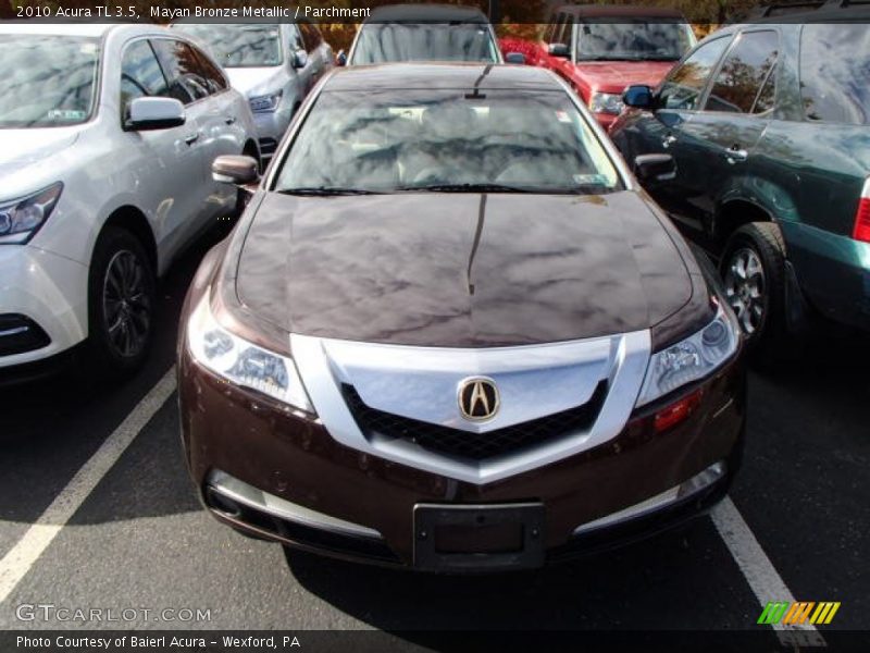 Mayan Bronze Metallic / Parchment 2010 Acura TL 3.5