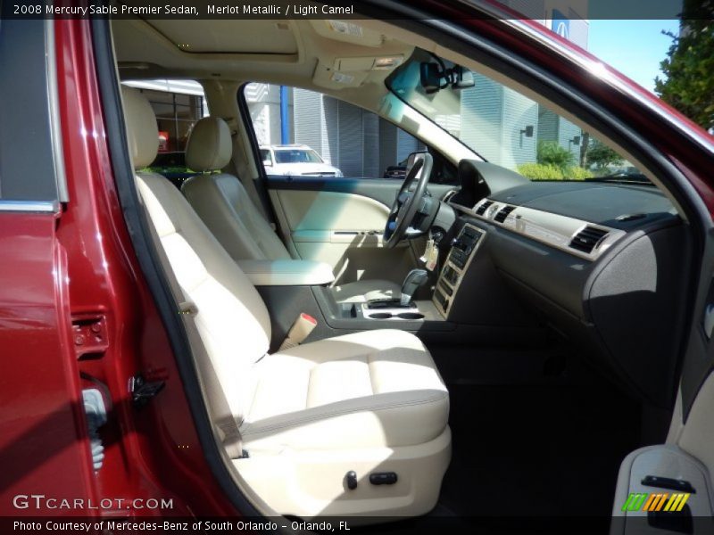 Merlot Metallic / Light Camel 2008 Mercury Sable Premier Sedan