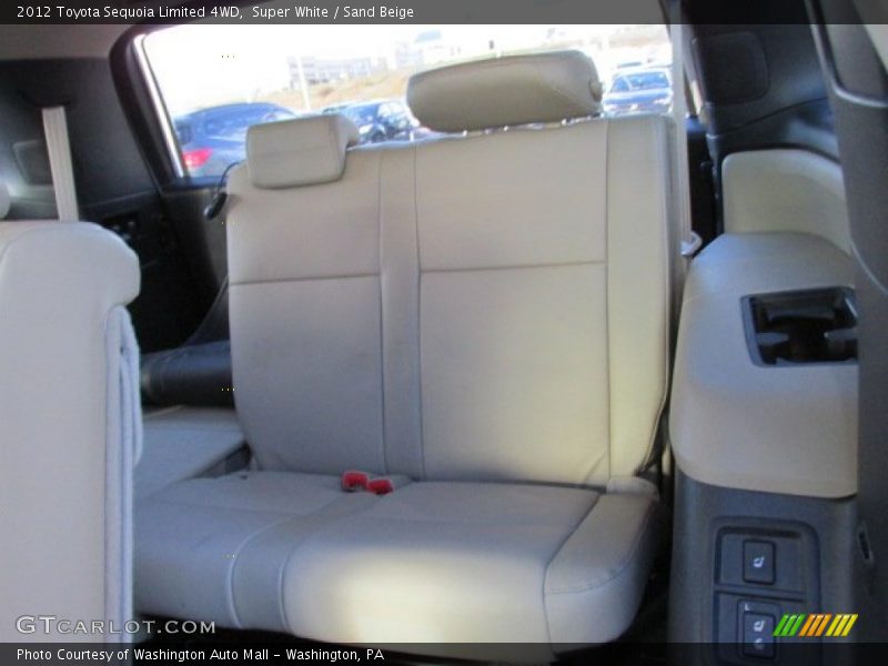 Super White / Sand Beige 2012 Toyota Sequoia Limited 4WD