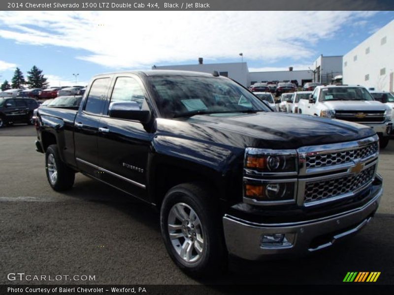 Black / Jet Black 2014 Chevrolet Silverado 1500 LTZ Double Cab 4x4