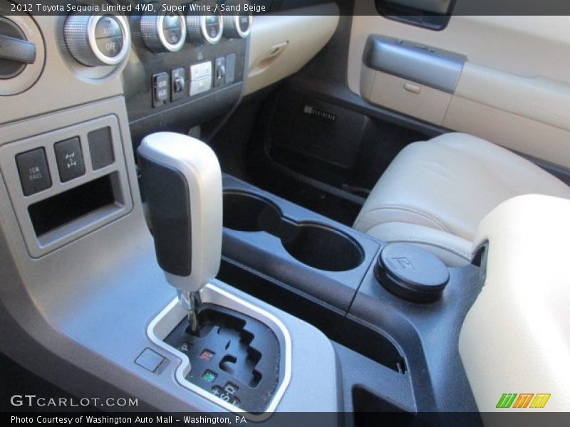 Super White / Sand Beige 2012 Toyota Sequoia Limited 4WD