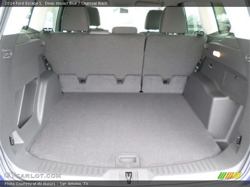 Deep Impact Blue / Charcoal Black 2014 Ford Escape S