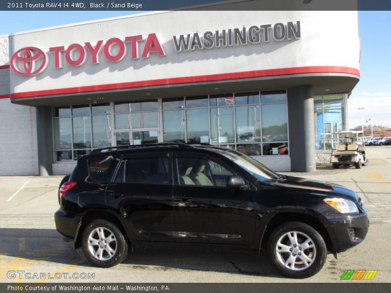 Black / Sand Beige 2011 Toyota RAV4 I4 4WD