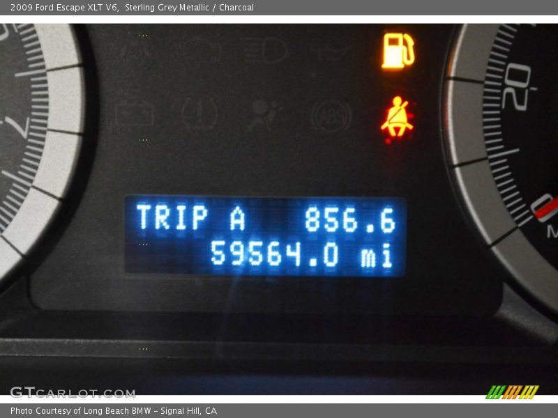 Sterling Grey Metallic / Charcoal 2009 Ford Escape XLT V6