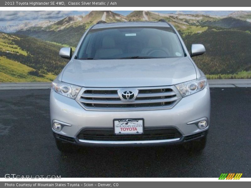 Classic Silver Metallic / Ash 2013 Toyota Highlander SE 4WD