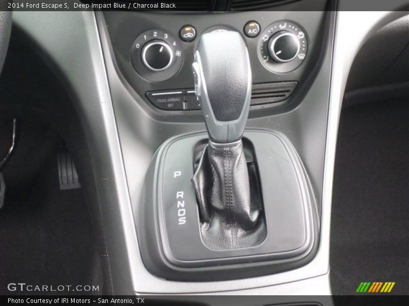 Deep Impact Blue / Charcoal Black 2014 Ford Escape S