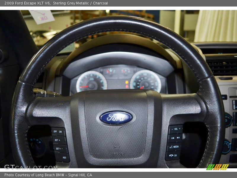 Sterling Grey Metallic / Charcoal 2009 Ford Escape XLT V6