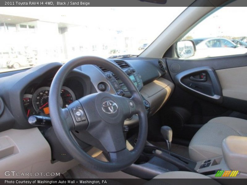 Black / Sand Beige 2011 Toyota RAV4 I4 4WD