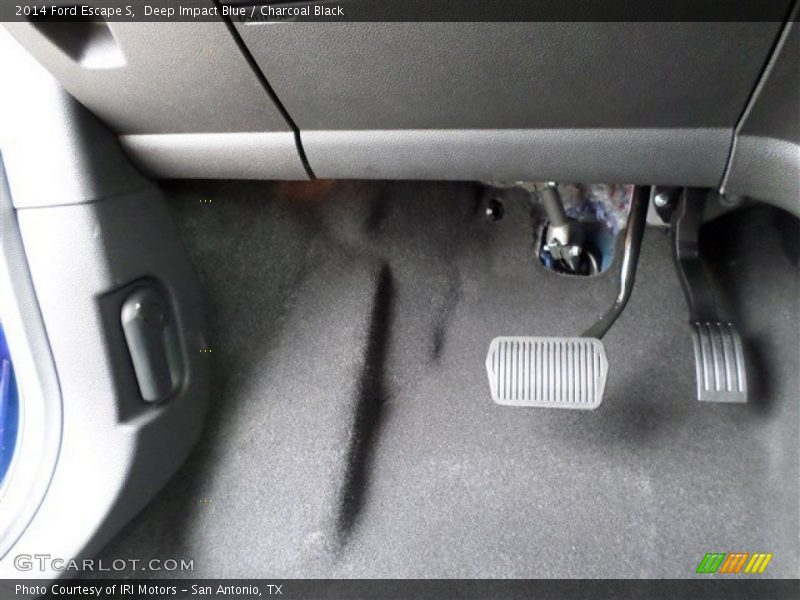 Deep Impact Blue / Charcoal Black 2014 Ford Escape S
