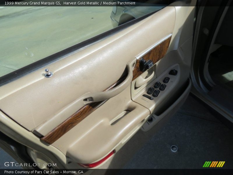 Harvest Gold Metallic / Medium Parchment 1999 Mercury Grand Marquis GS