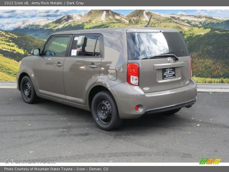 Army Rock Metallic / Dark Gray 2013 Scion xB
