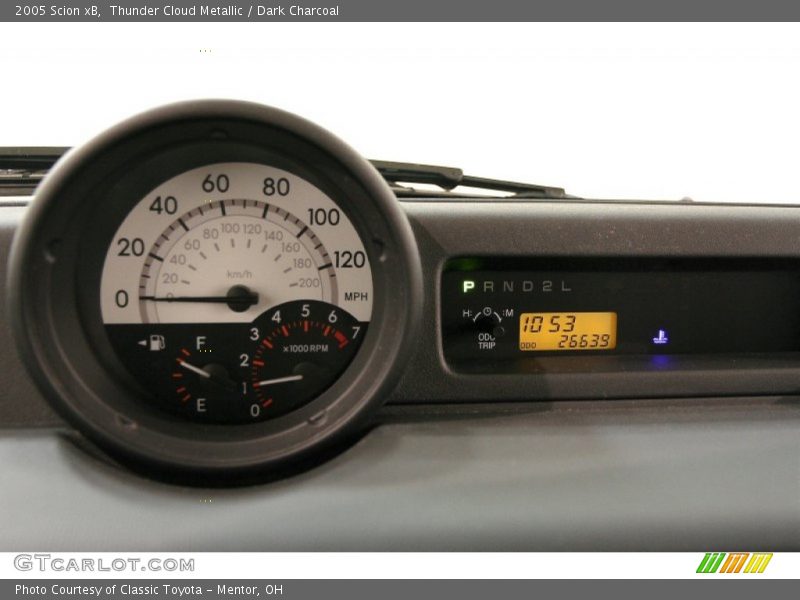 Thunder Cloud Metallic / Dark Charcoal 2005 Scion xB