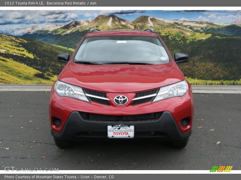 Barcelona Red Metallic / Ash 2013 Toyota RAV4 LE