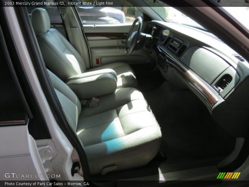 Vibrant White / Light Flint 2003 Mercury Grand Marquis GS