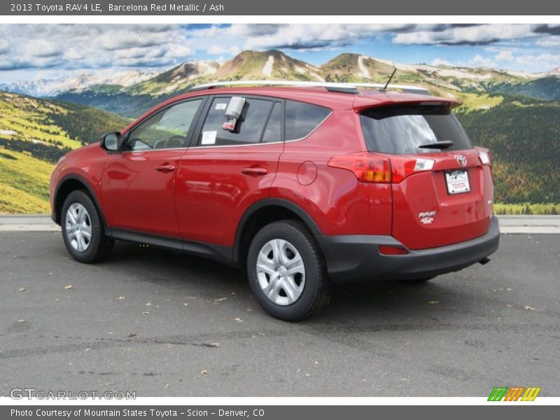 Barcelona Red Metallic / Ash 2013 Toyota RAV4 LE