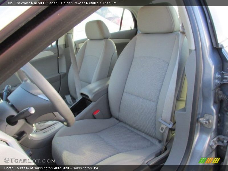 Golden Pewter Metallic / Titanium 2009 Chevrolet Malibu LS Sedan