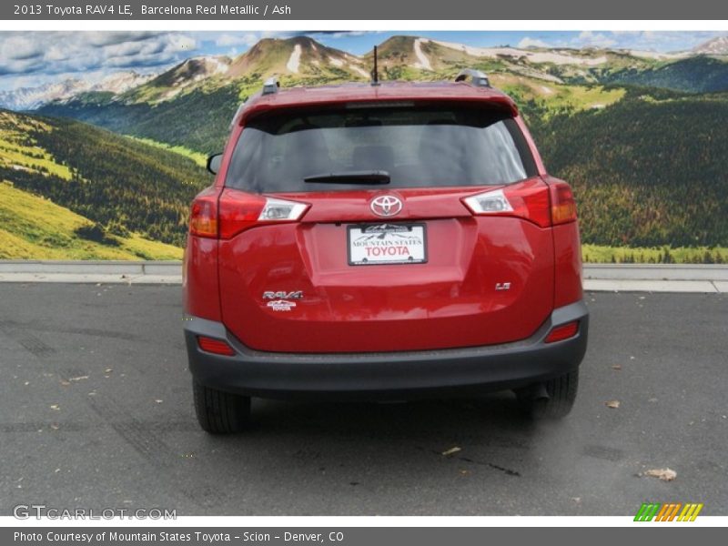 Barcelona Red Metallic / Ash 2013 Toyota RAV4 LE