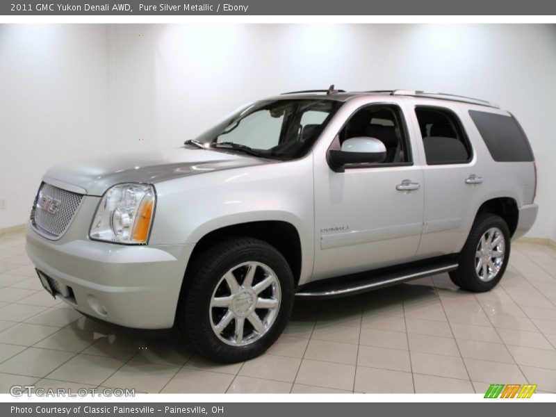 Pure Silver Metallic / Ebony 2011 GMC Yukon Denali AWD