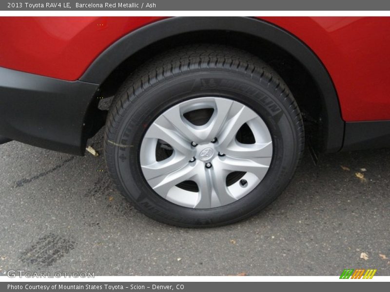 Barcelona Red Metallic / Ash 2013 Toyota RAV4 LE
