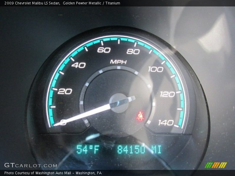 Golden Pewter Metallic / Titanium 2009 Chevrolet Malibu LS Sedan