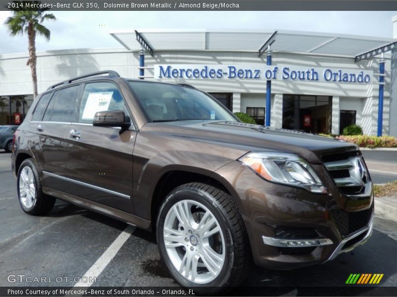Dolomite Brown Metallic / Almond Beige/Mocha 2014 Mercedes-Benz GLK 350