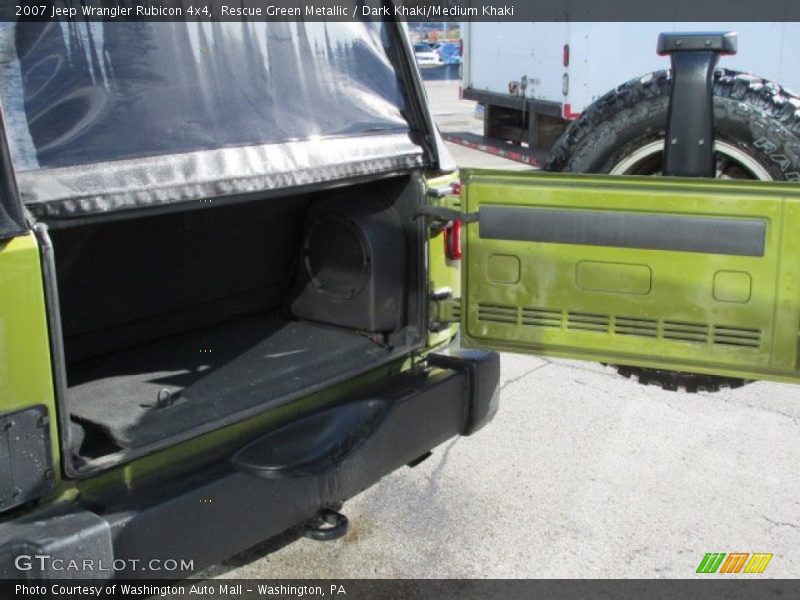 Rescue Green Metallic / Dark Khaki/Medium Khaki 2007 Jeep Wrangler Rubicon 4x4