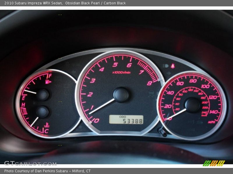 Obsidian Black Pearl / Carbon Black 2010 Subaru Impreza WRX Sedan