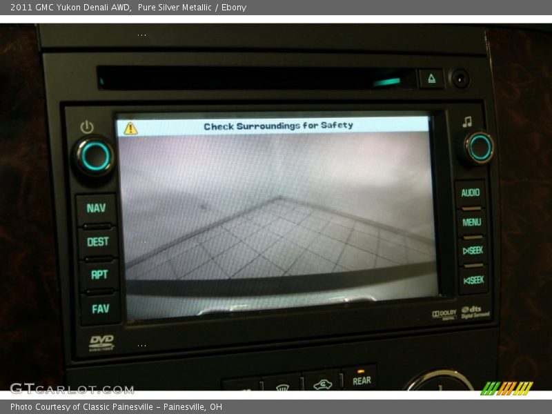 Pure Silver Metallic / Ebony 2011 GMC Yukon Denali AWD