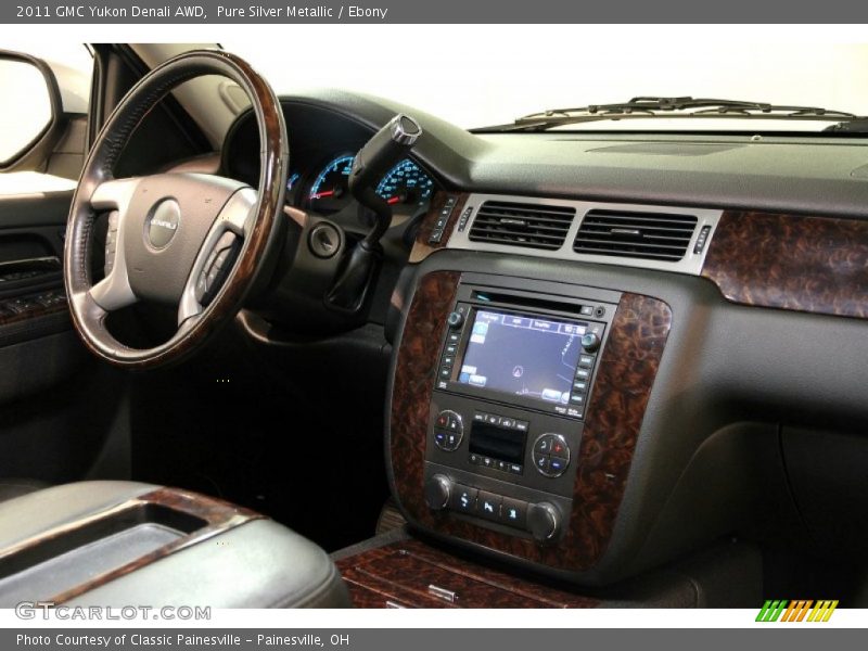 Pure Silver Metallic / Ebony 2011 GMC Yukon Denali AWD