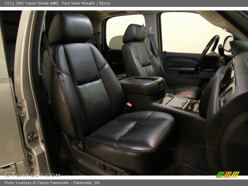 Pure Silver Metallic / Ebony 2011 GMC Yukon Denali AWD