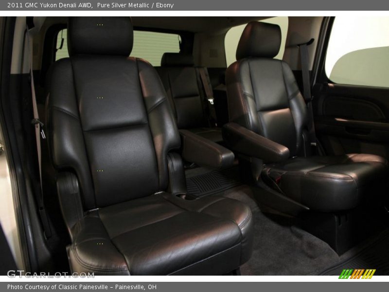 Pure Silver Metallic / Ebony 2011 GMC Yukon Denali AWD