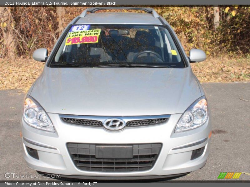 Shimmering Silver / Black 2012 Hyundai Elantra GLS Touring
