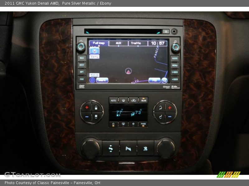 Pure Silver Metallic / Ebony 2011 GMC Yukon Denali AWD